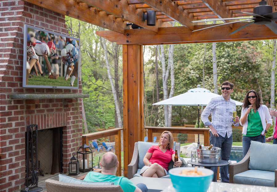 Enjoy Football Season More With Outdoor TVs In Your Backyard